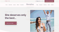 Desktop Screenshot of davidandsonsjewelers.com